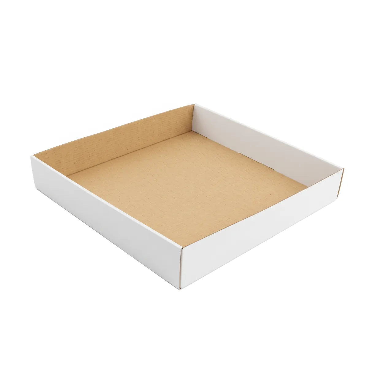 Kuchen-Tablett Weiß 40x40x5 cm