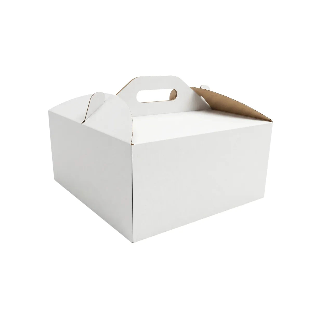 Tortenkarton Weiß 26x26x12 cm